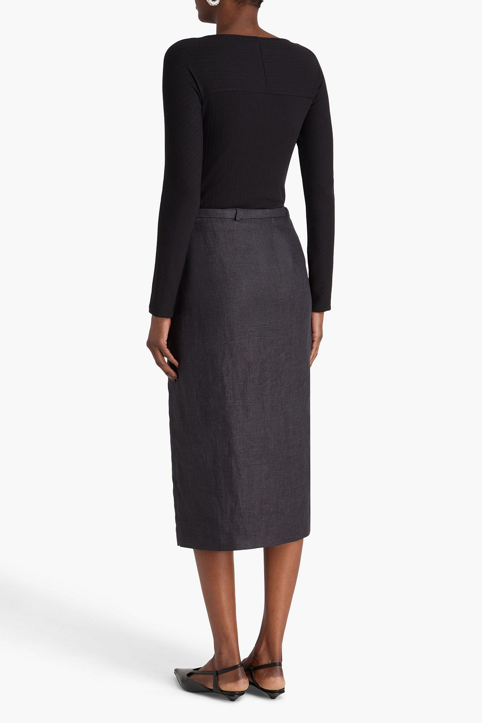  Theory - Modal-blend Top - Black - Xs 