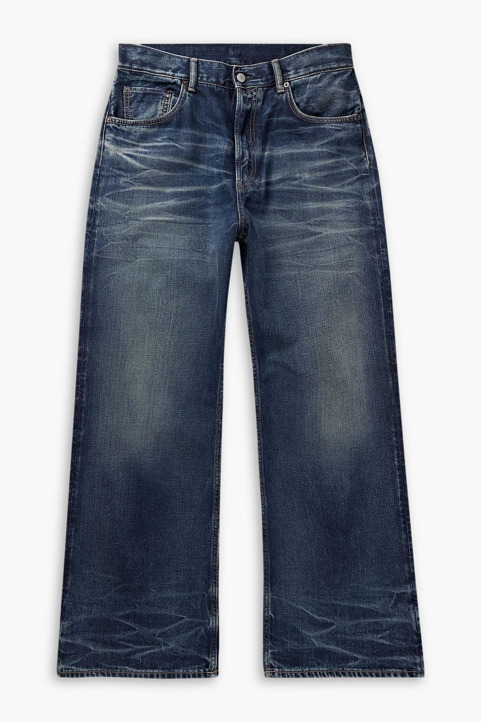 acne studios - 2021m straight-leg jeans - blue - 32w/ 32l