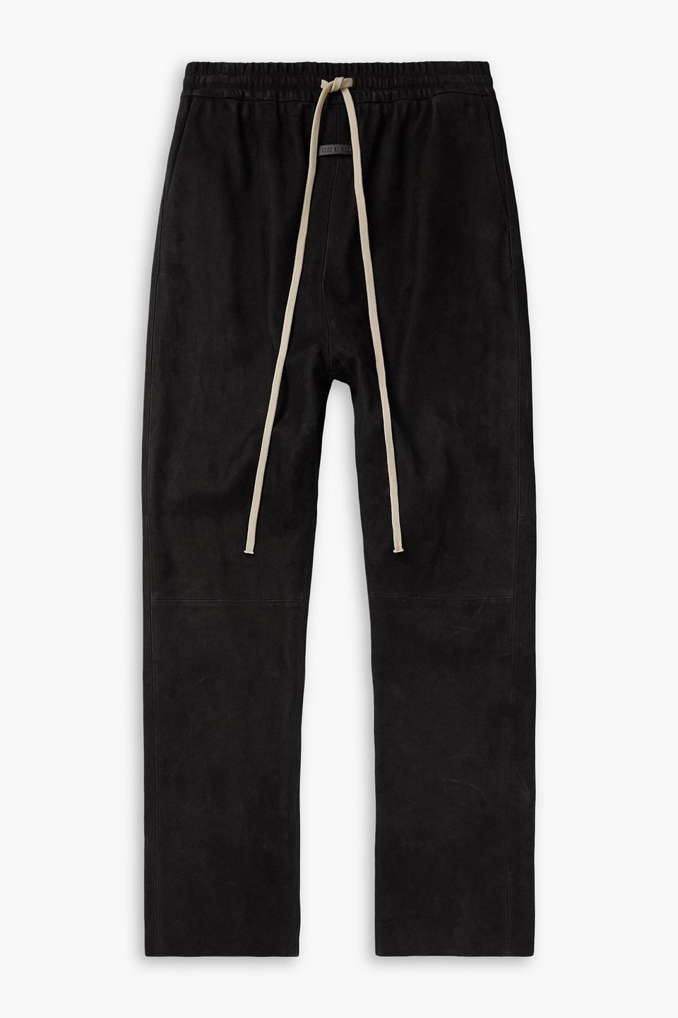 fear of god - nubuck pants - black - m