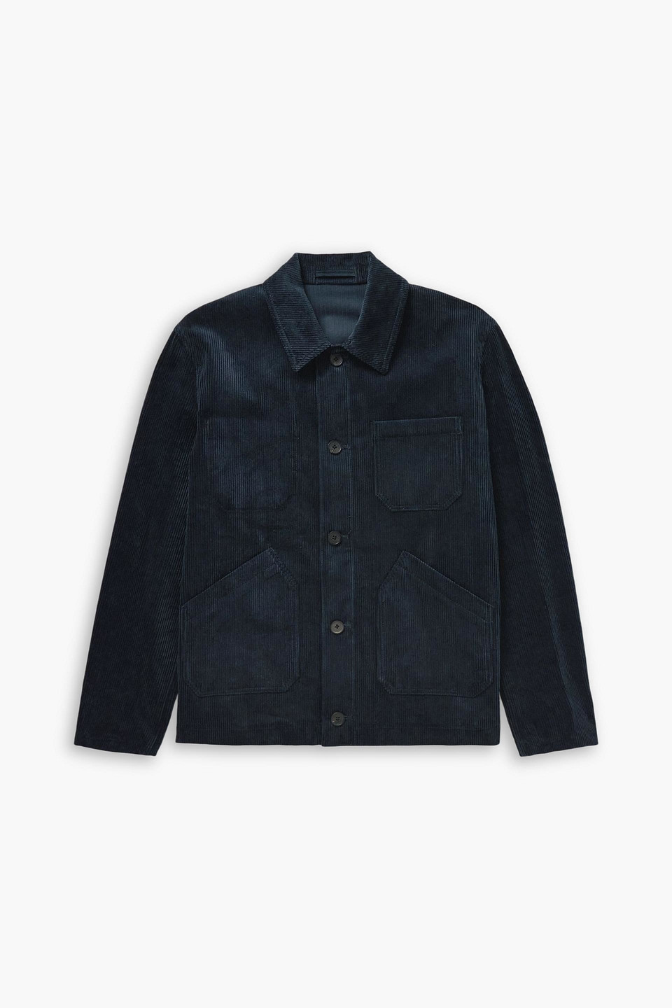 mr p. - cotton-corduroy chore jacket - blue - xs