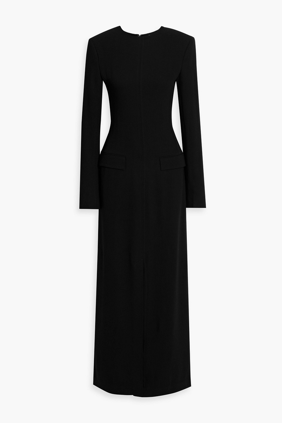toteme - crepe maxi dress - black - eu 30