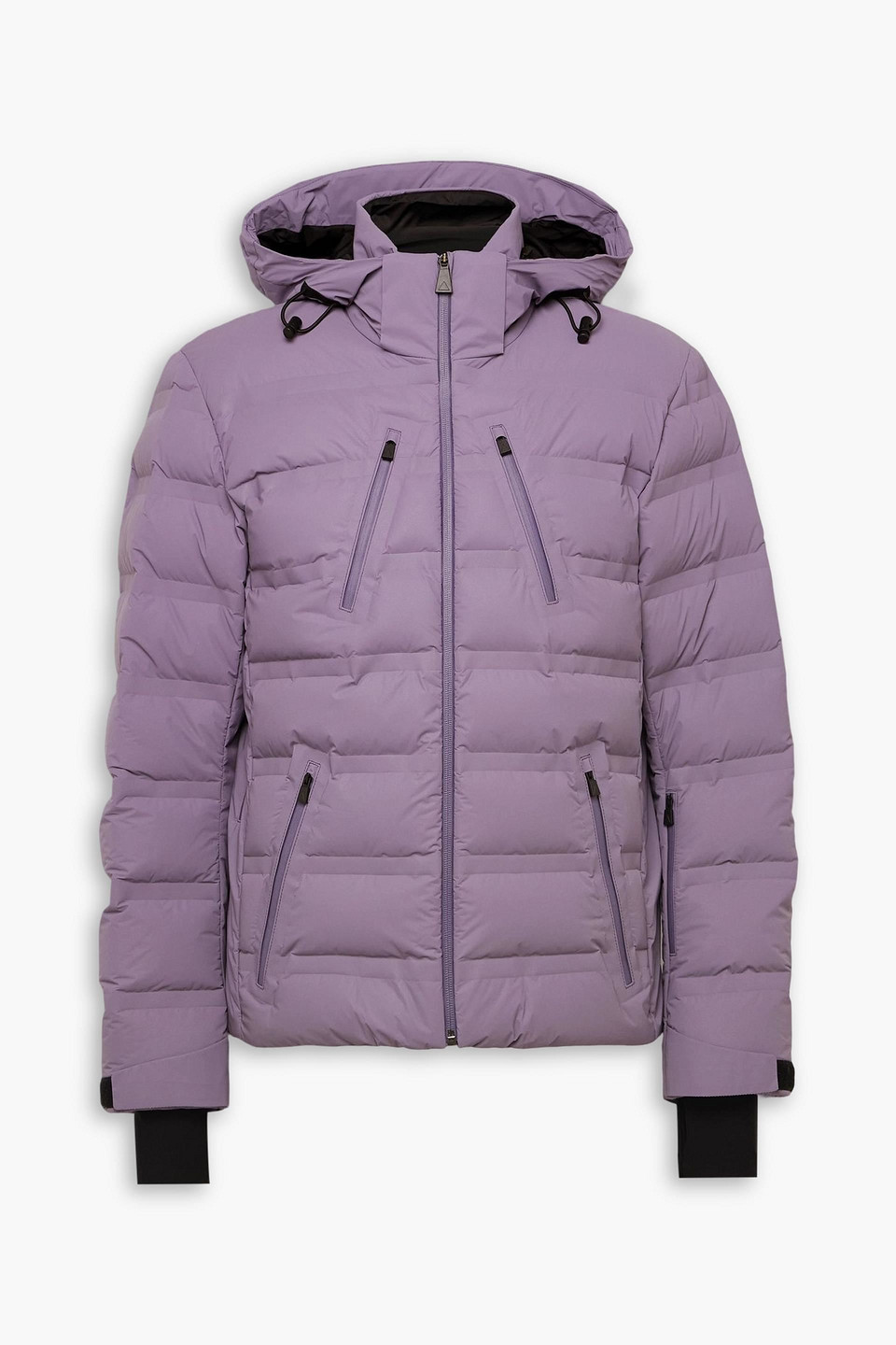 Aztech Mountain Nuke Suit Quilted Hooded Down Ski Jacket In Purple