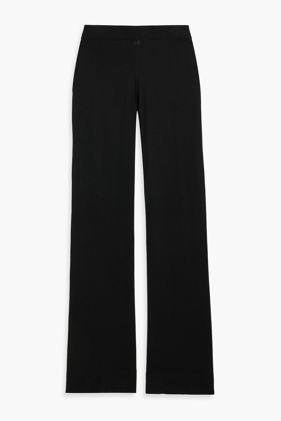 toteme - silk-blend wide-leg pants - black - xxs