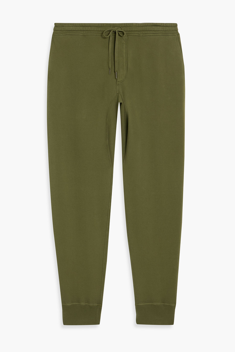 tom ford - french terry sweatpants - green - it 54