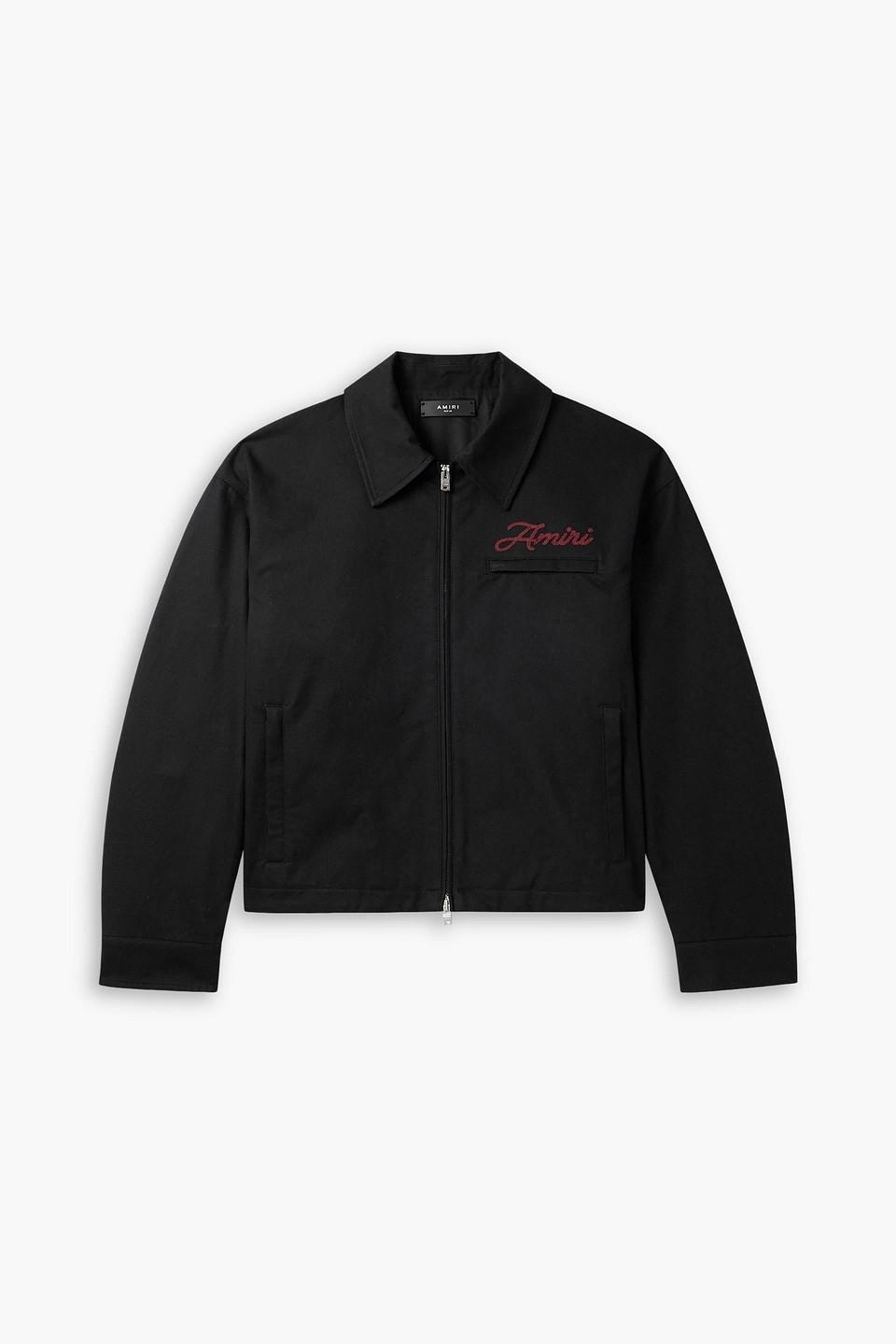 amiri - cotton-twill jacket - black - it 54