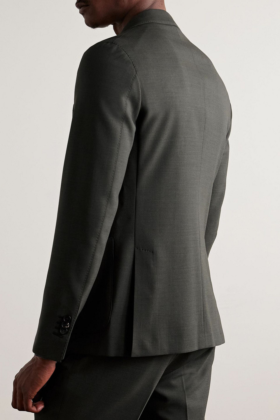 Slowear Slim-fit Wool-blend Suit Jacket In Multi