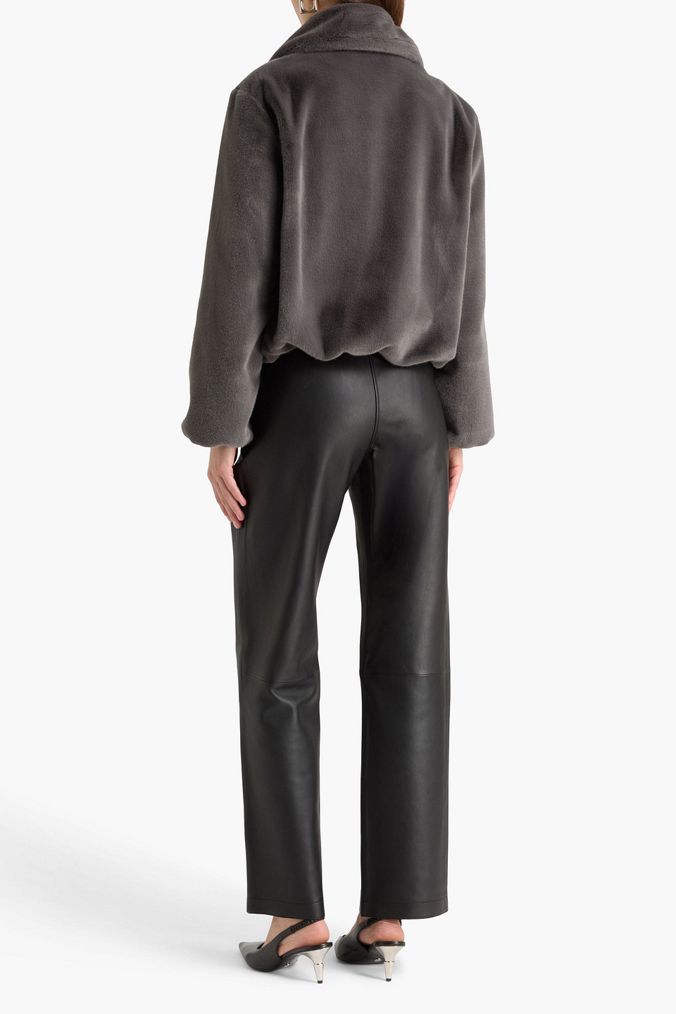  Theory - Plush Jacket - Gray - Xs 