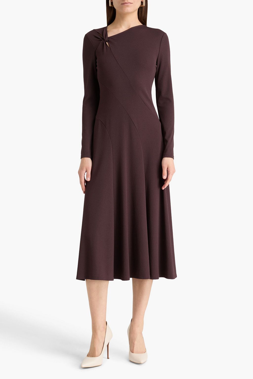 theory twisted midi dress Twisted Midi Dress