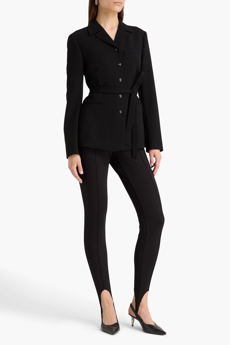  Theory - Crepe Jacket - Black - Us 6 