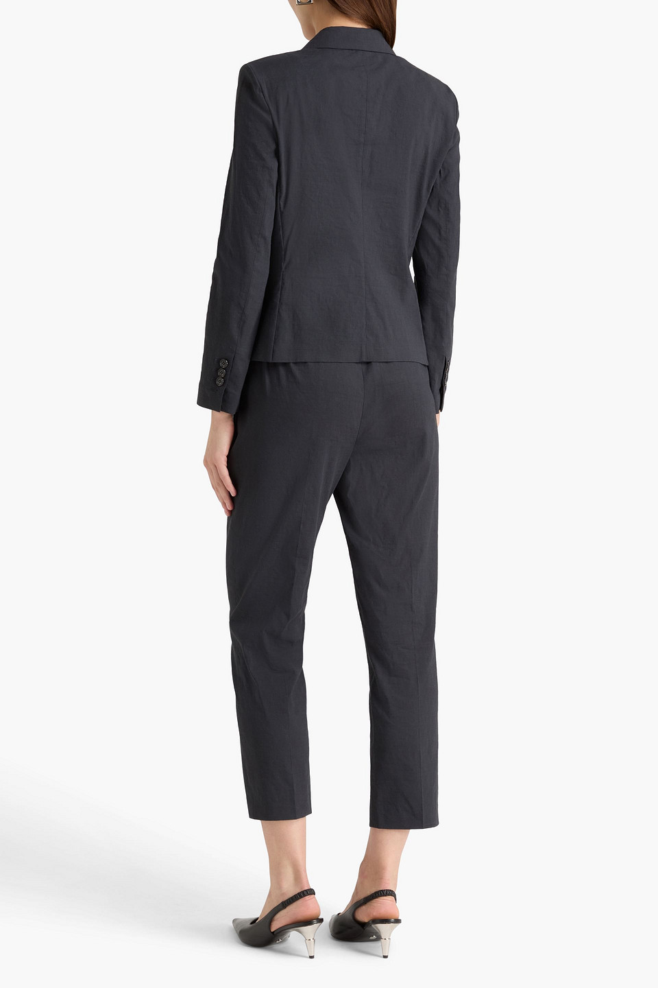  Theory - Linen-blend Blazer - Gray - Us 4 