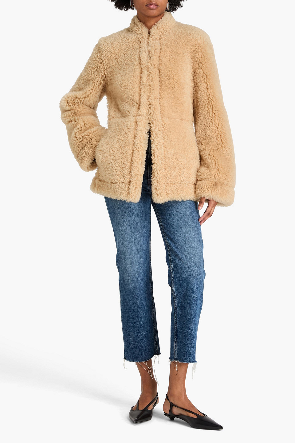  Totême - Shearling Jacket - Neutral - Eu 30 