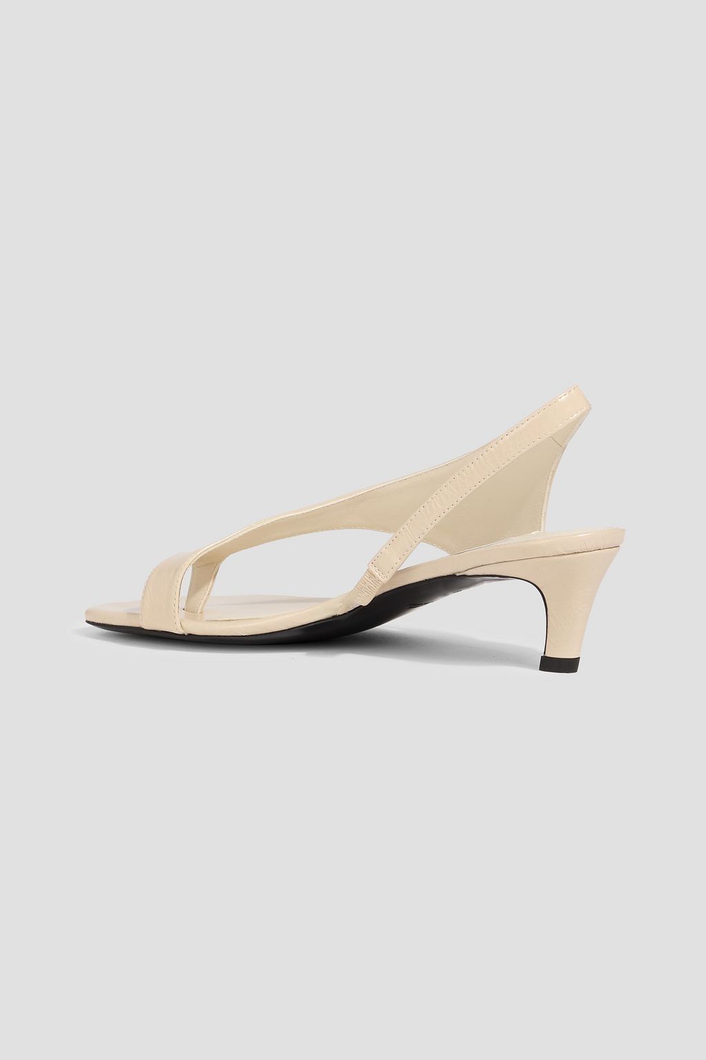 TOTEME Crinkled-leather slingback sandals | THE OUTNET