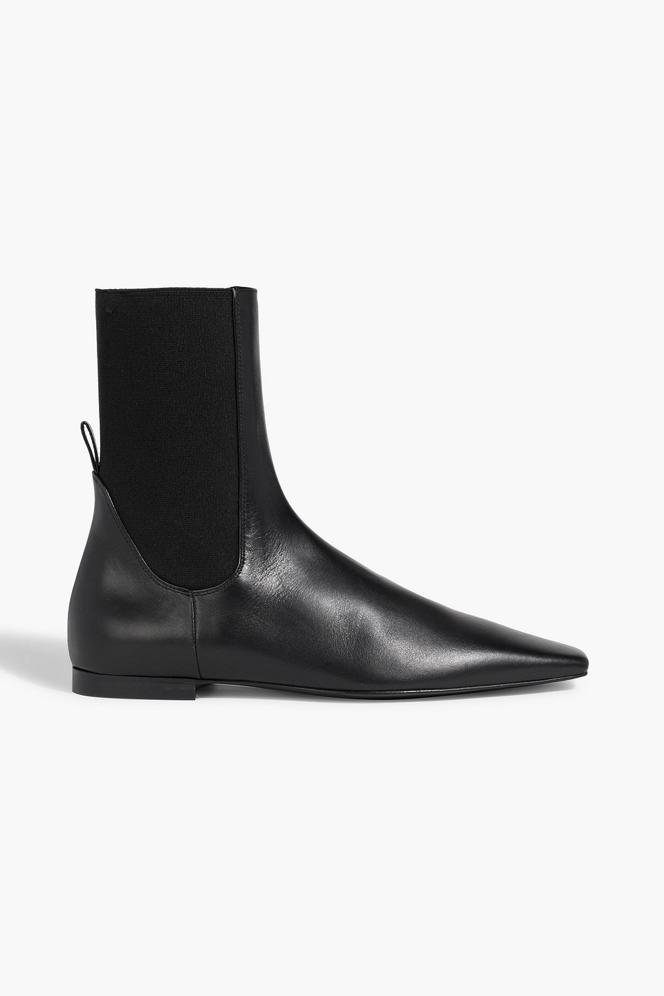 Totême Leather Chelsea Boots In Black