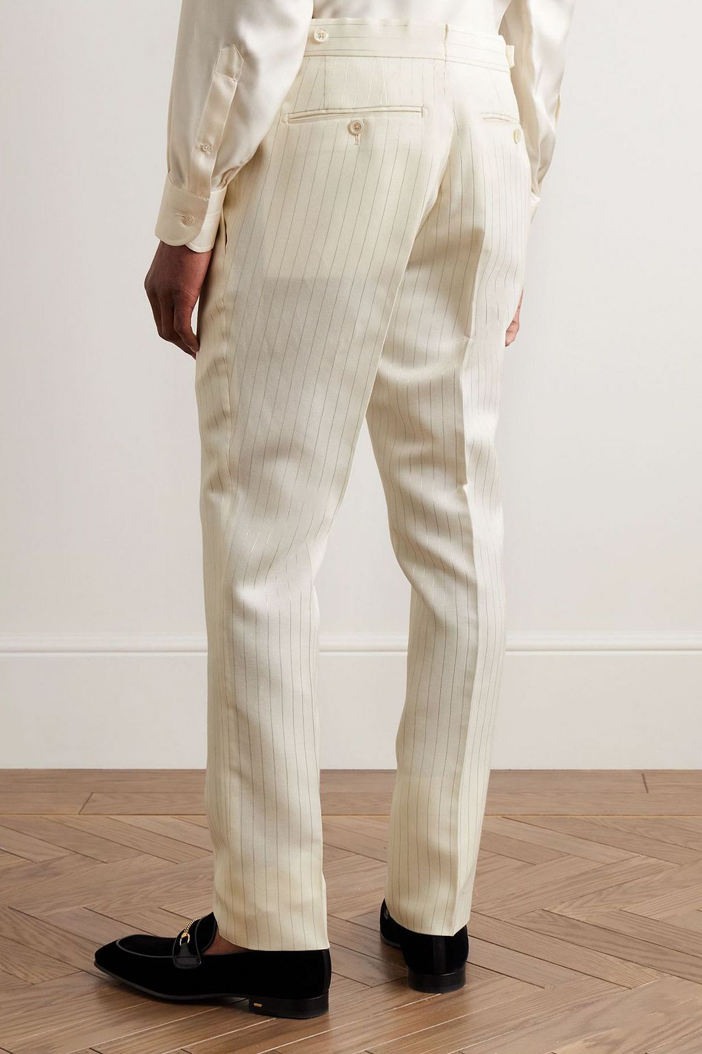 cream wool dress pants cream color dress pants for women Women's High-Waisted Wide-Leg Dress Pants for Women