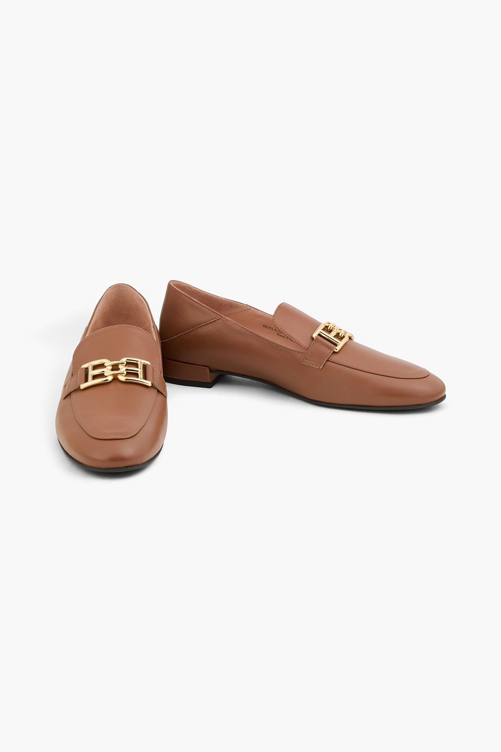 BALLY Bekla embellished leather collapsible-heel loafers | THE OUTNET