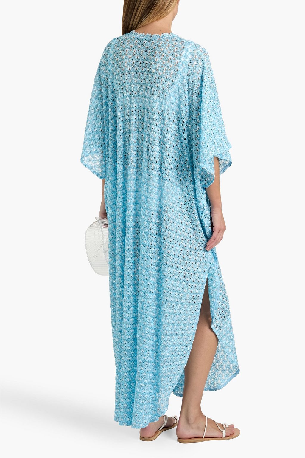 MISSONI Metallic crochet-knit kaftan | THE OUTNET MISSONI Metallic crochet-knit kaftan | THE OUTNET