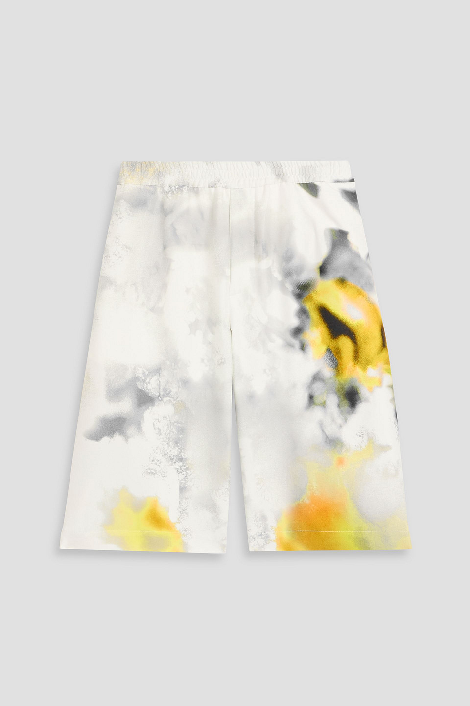 mcqueen - printed woven shorts - white - it 48