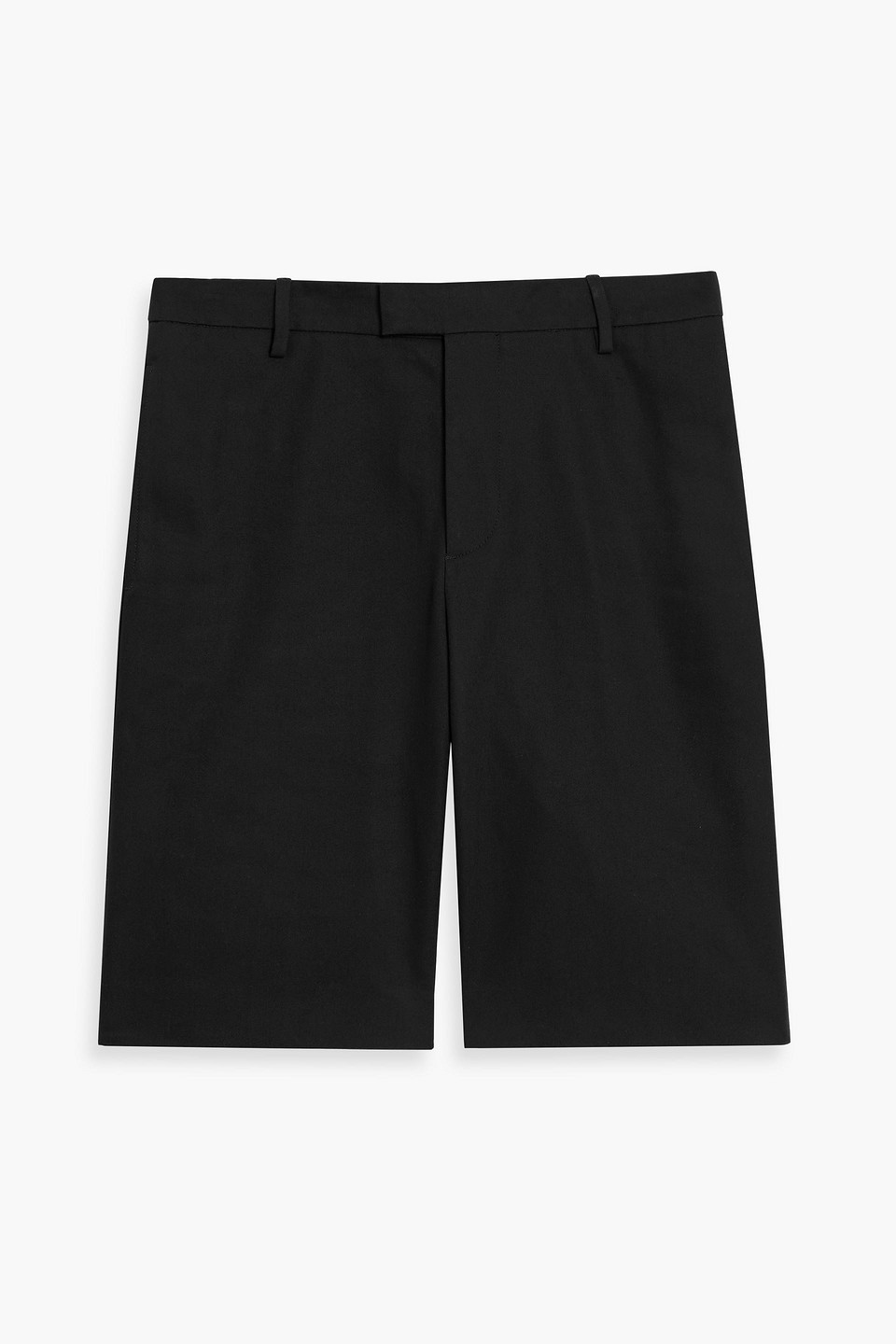 mcqueen - cotton-canvas shorts - black - it 48