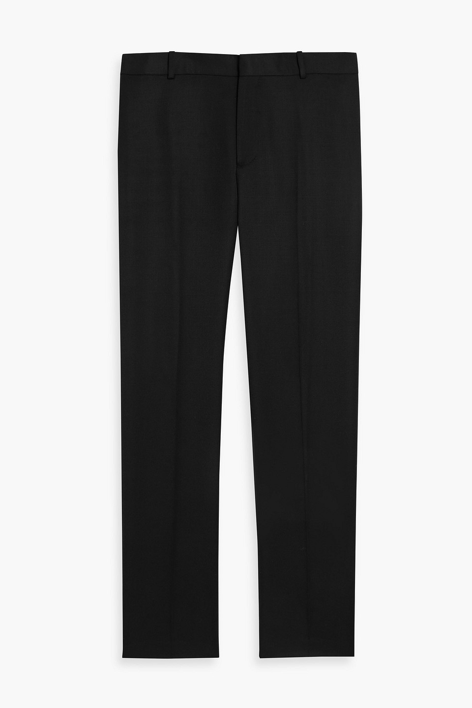 mcqueen - slim-fit wool pants - black - it 48