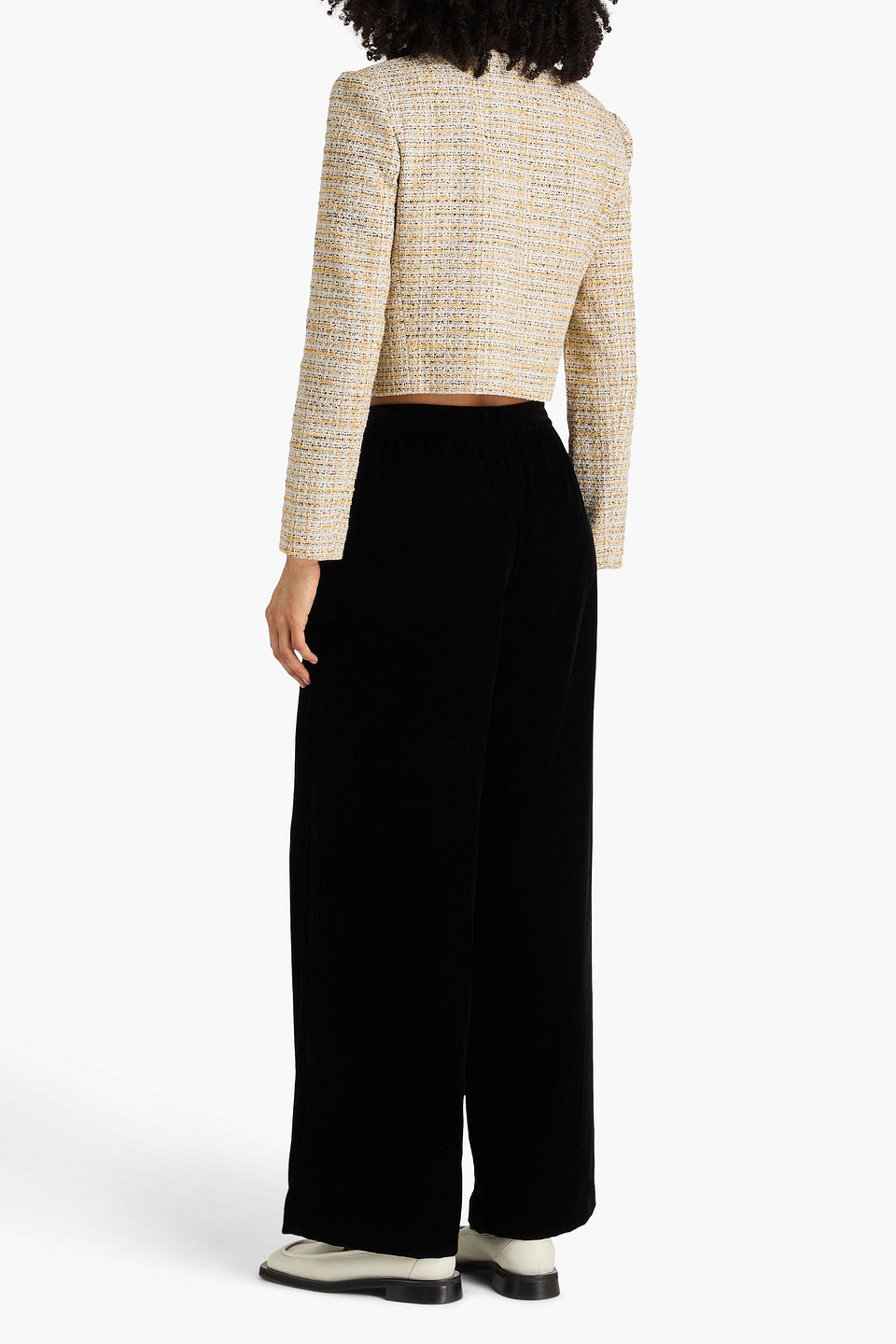  Theory - Tweed Jacket - Yellow - Us 2 