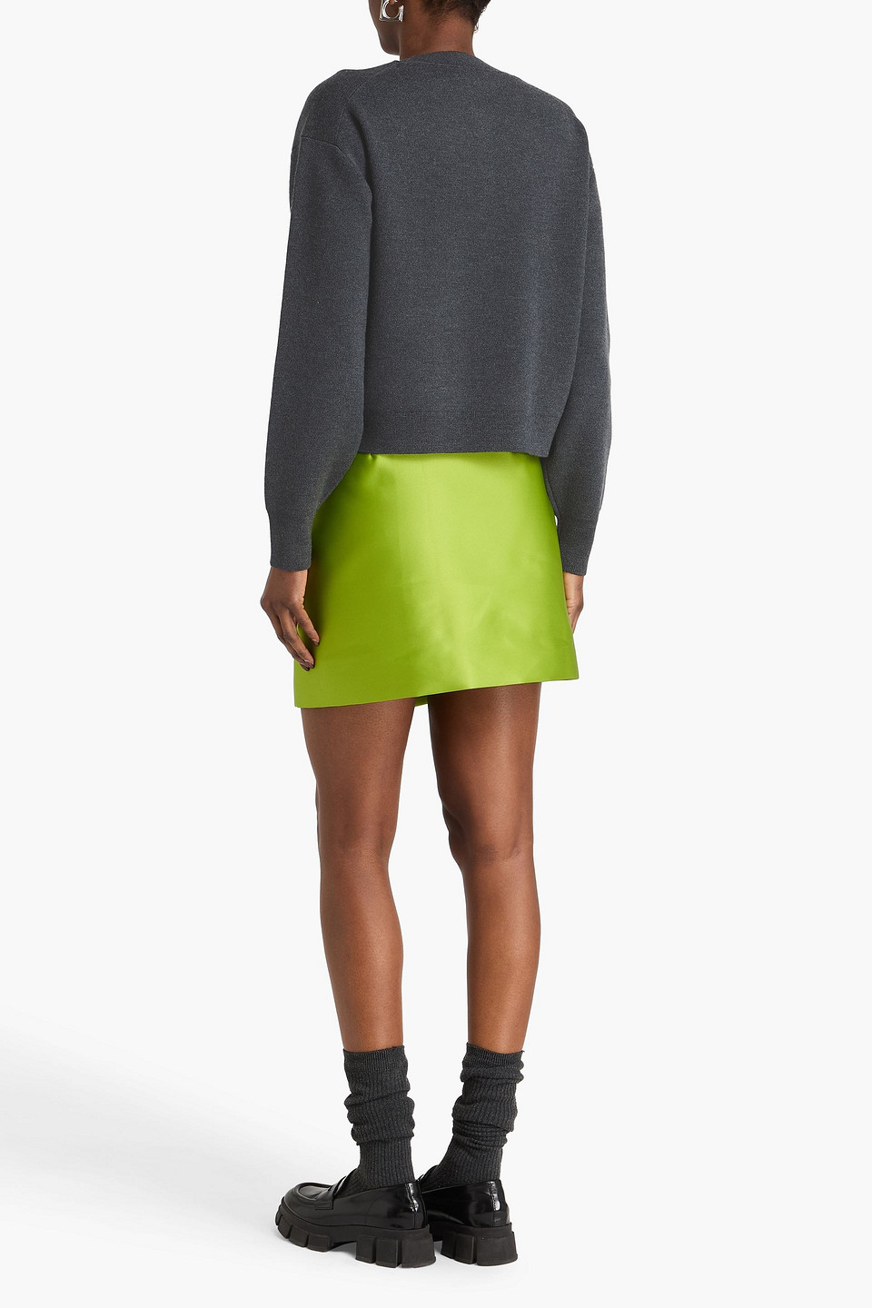  Theory - Wool-blend Cardigan - Gray - Xs 