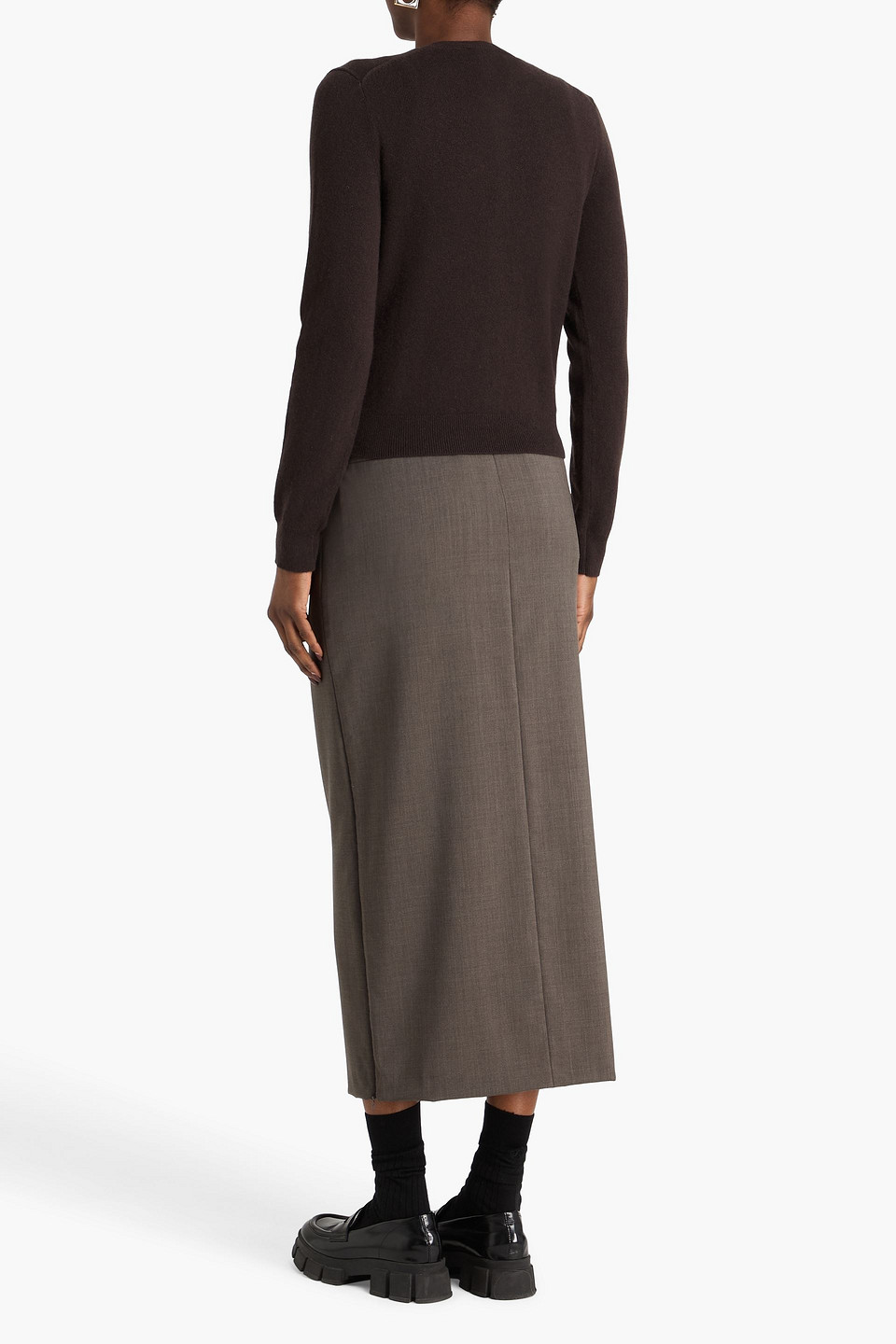  Theory - Cashmere Cardigan - Brown - Xs 