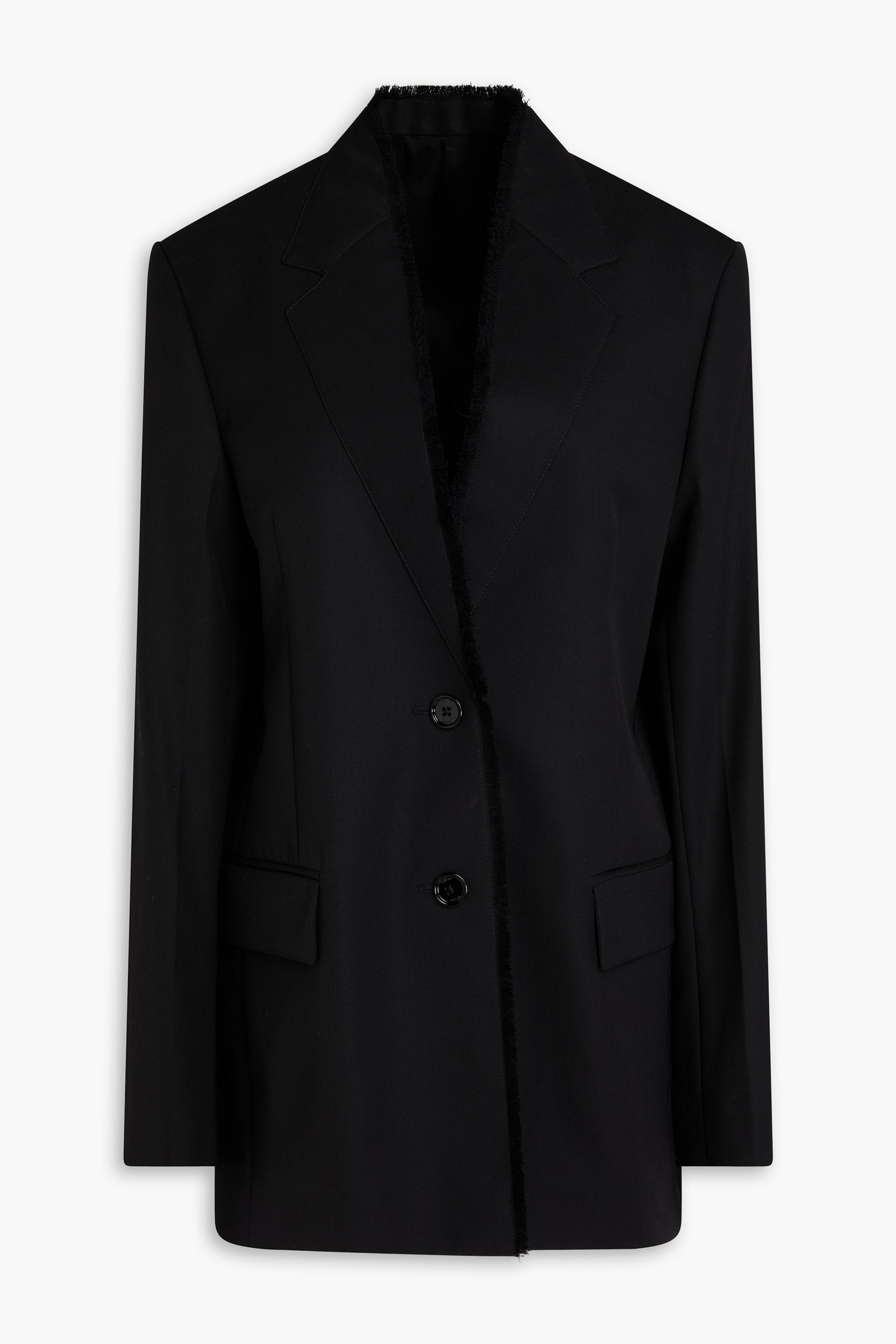 TOTEME Fringed wool blazer thumbnail