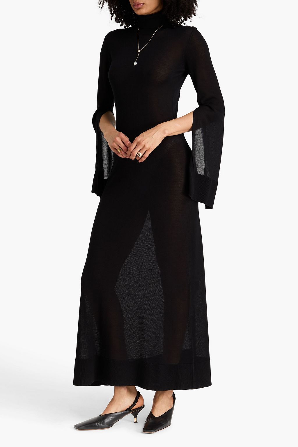 midi length dresses for mother of the bride A-Line Midi Satin Burgundy Mother of the Bride Dress COCOMELODY CM0263, Veiled Rose main image 0