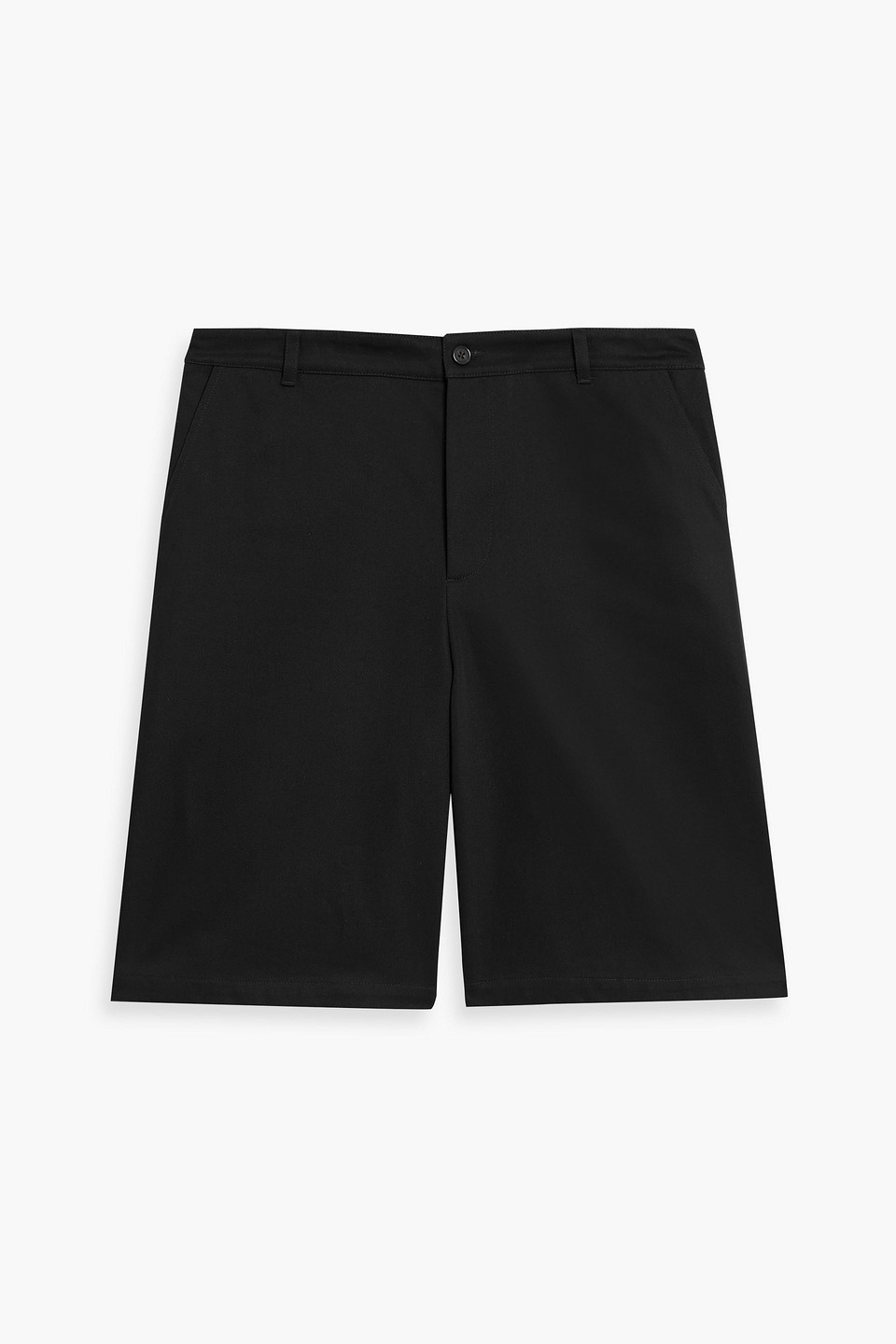 mcqueen - cotton-twill shorts - black - it 52