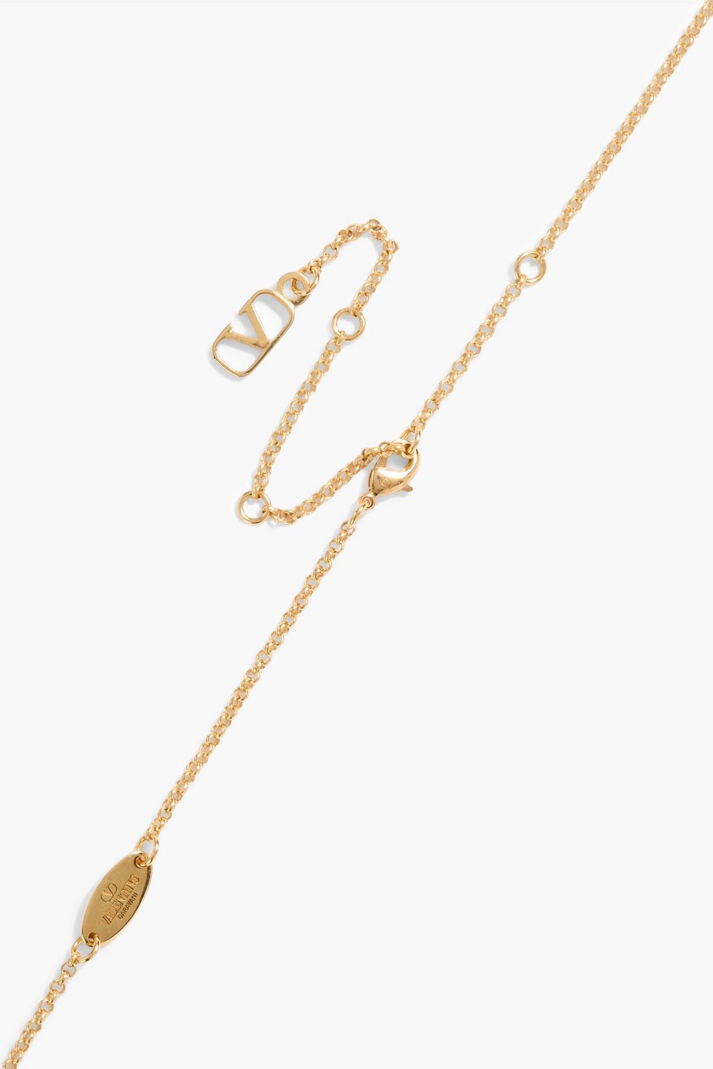 VALENTINO GARAVANI VLOGO gold-tone necklace | THE OUTNET