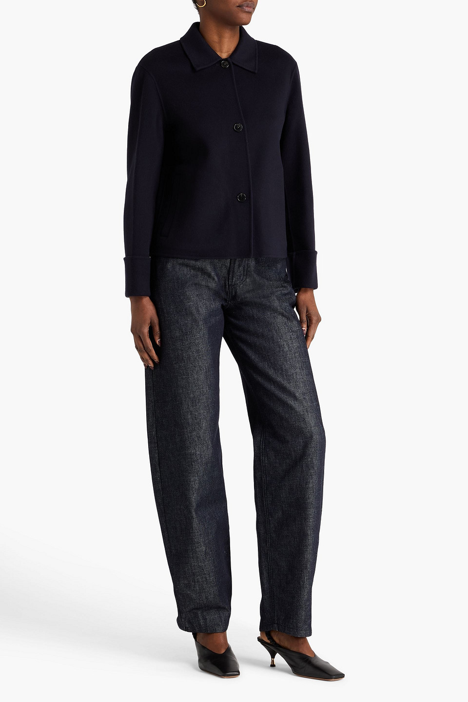  Theory - Wool And Cashmere-blend Jacket - Blue - S 