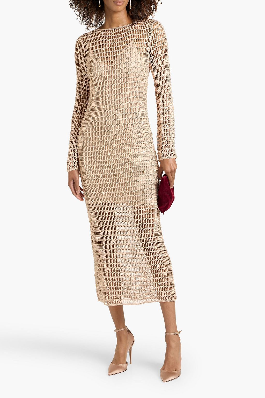 zimmermann ginger crochet dress Zimmermann Ginger Crochet Midi Dress