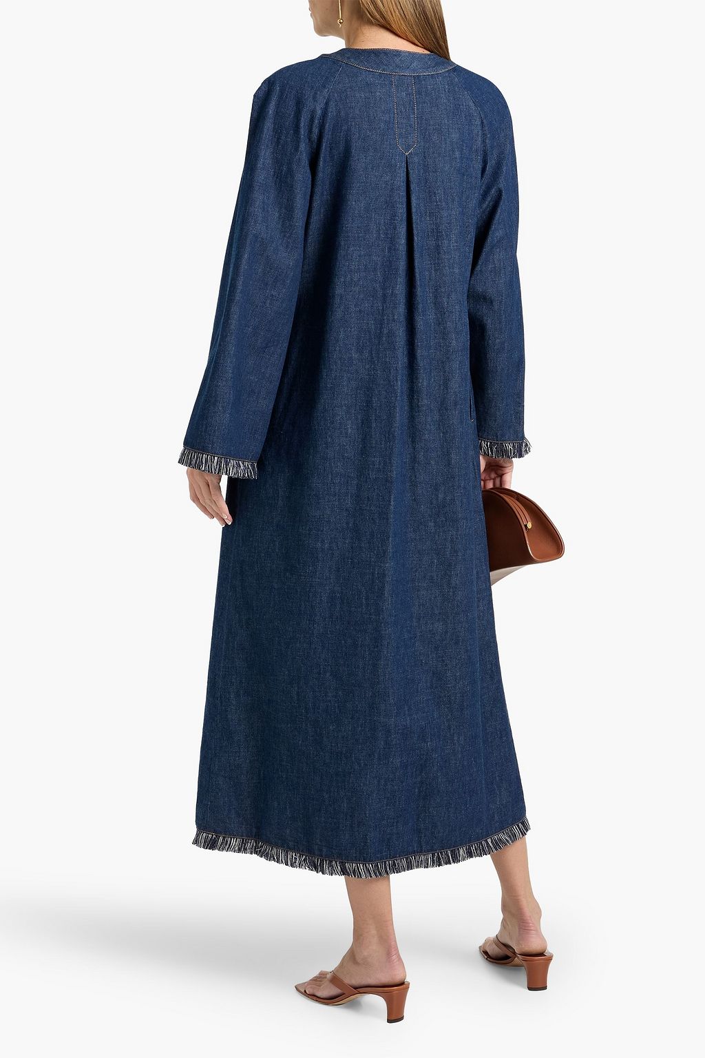 zimmermann illustration denim dress Zimmermann, Awaken belted lace-trimmed denim minidress, Women, Blue, M, Dresses, Cotton