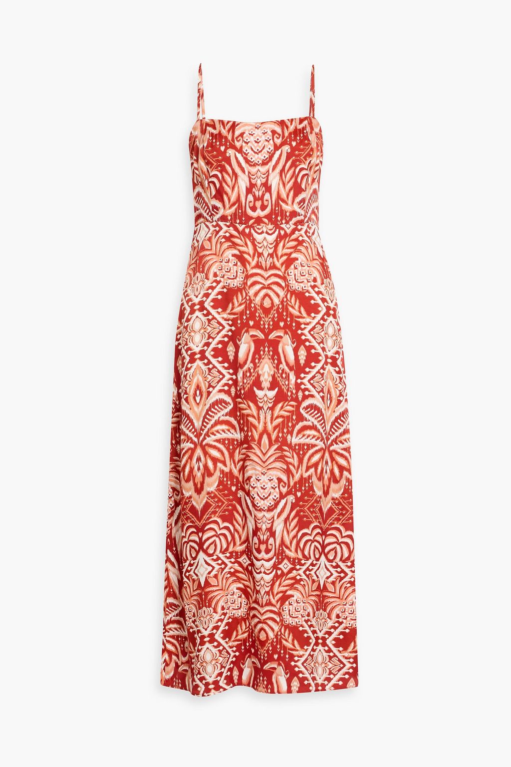 FARM RIO Printed satin maxi dress | THE OUTNET