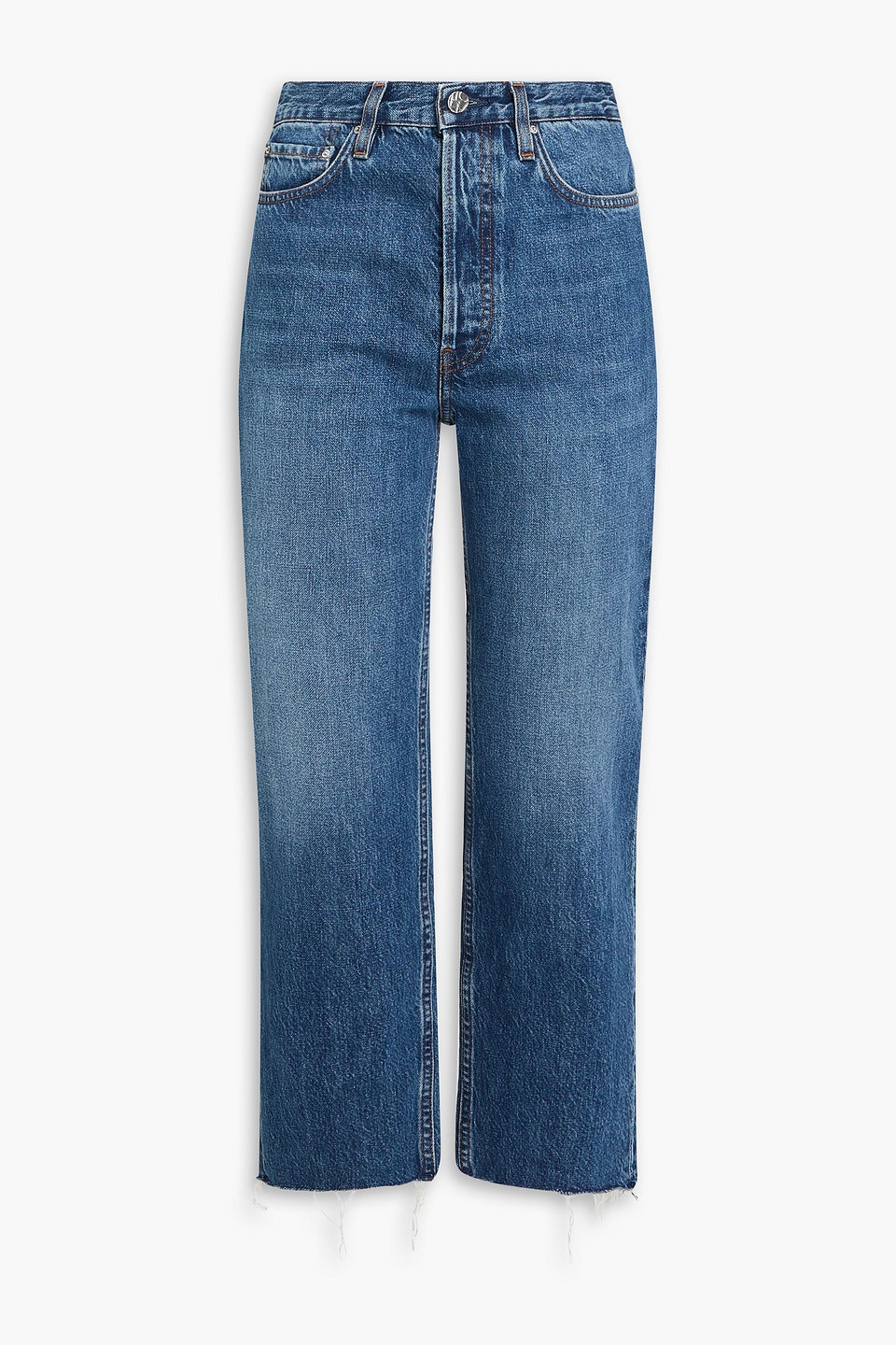 Totême High-rise Straight-leg Jeans In Blue