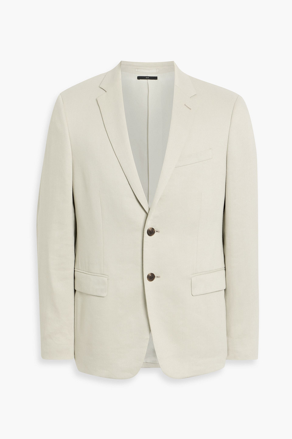 Theory Morton Linen-blend Twill Blazer In White