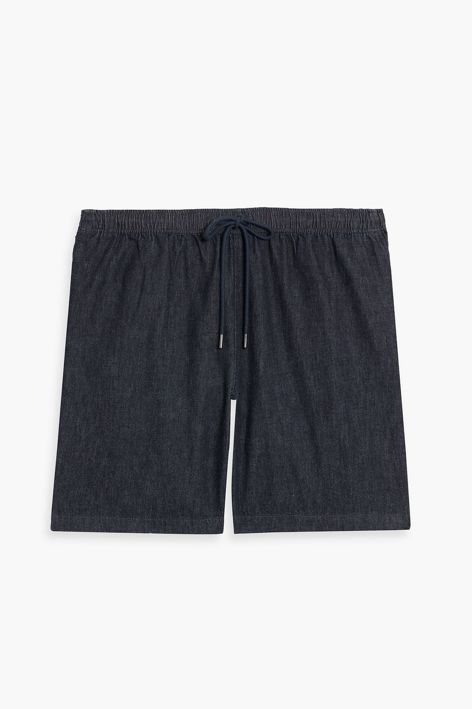 theory - easy denim drawstring shorts - blue - xl