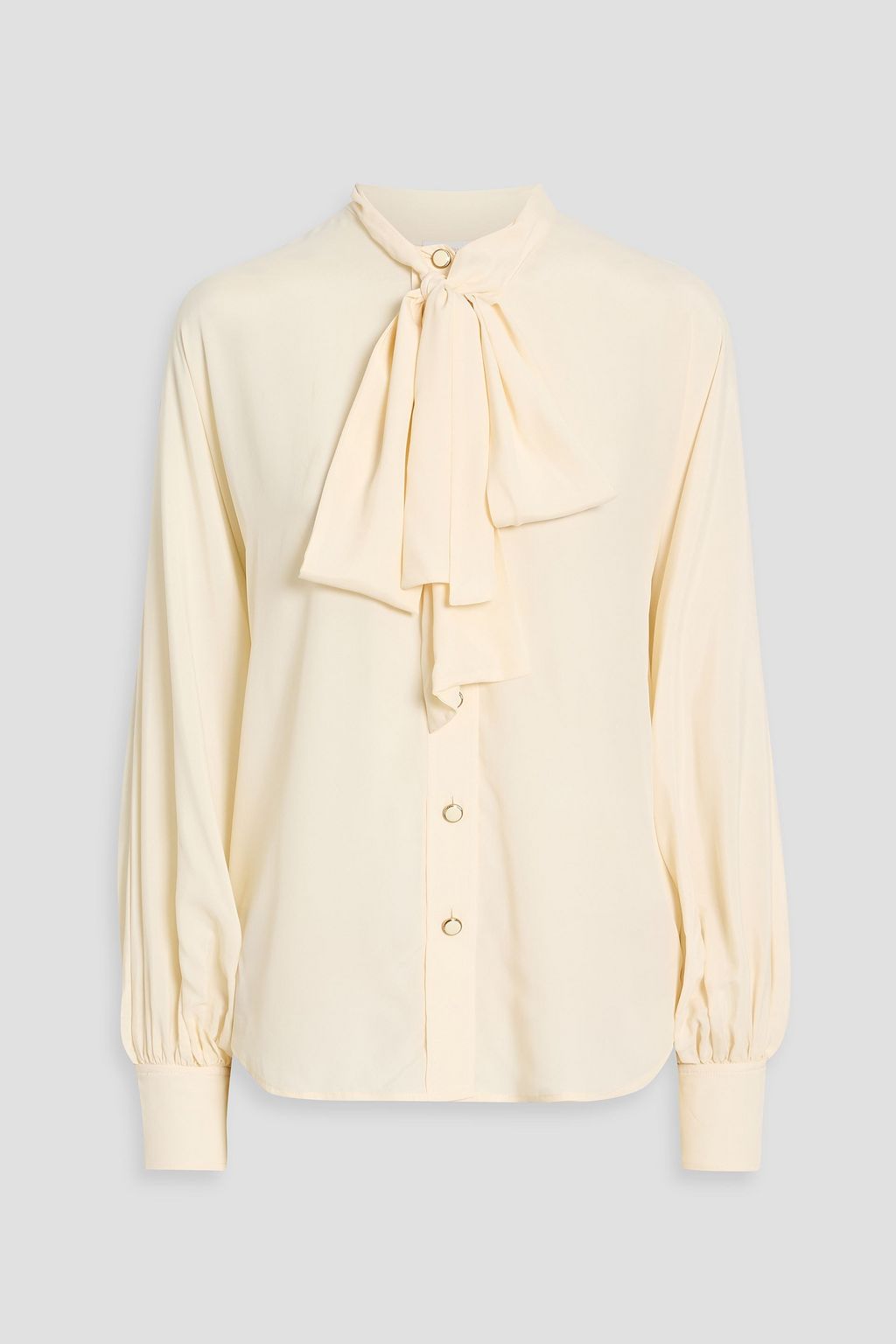 Yさま専用　silk crepe chine corset blouse ZIMMERMANN Pussy-bow crepe de chine blouse | THE OUTNET