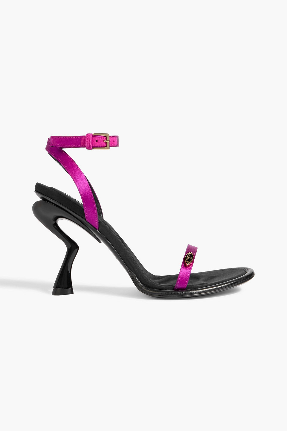 pucci - emilio 80 satin sandals - purple - eu 38