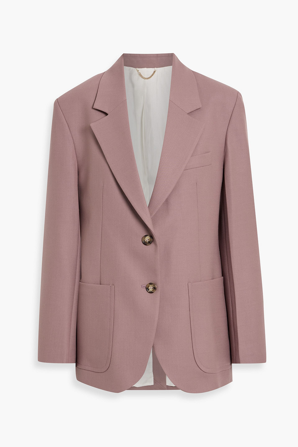 victoria beckham - twill blazer - purple - uk/au 12
