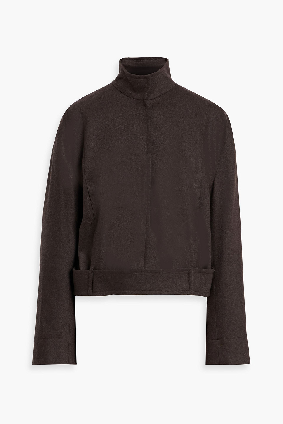 Loulou De Saison Faes Wool-blend Jacket In Brown