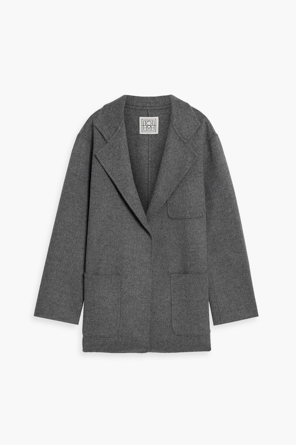 Totême Wool-felt Jacket In Purple