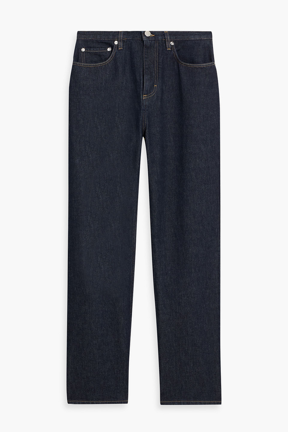 loulou de saison - jude high-rise straight-leg jeans - blue - 29