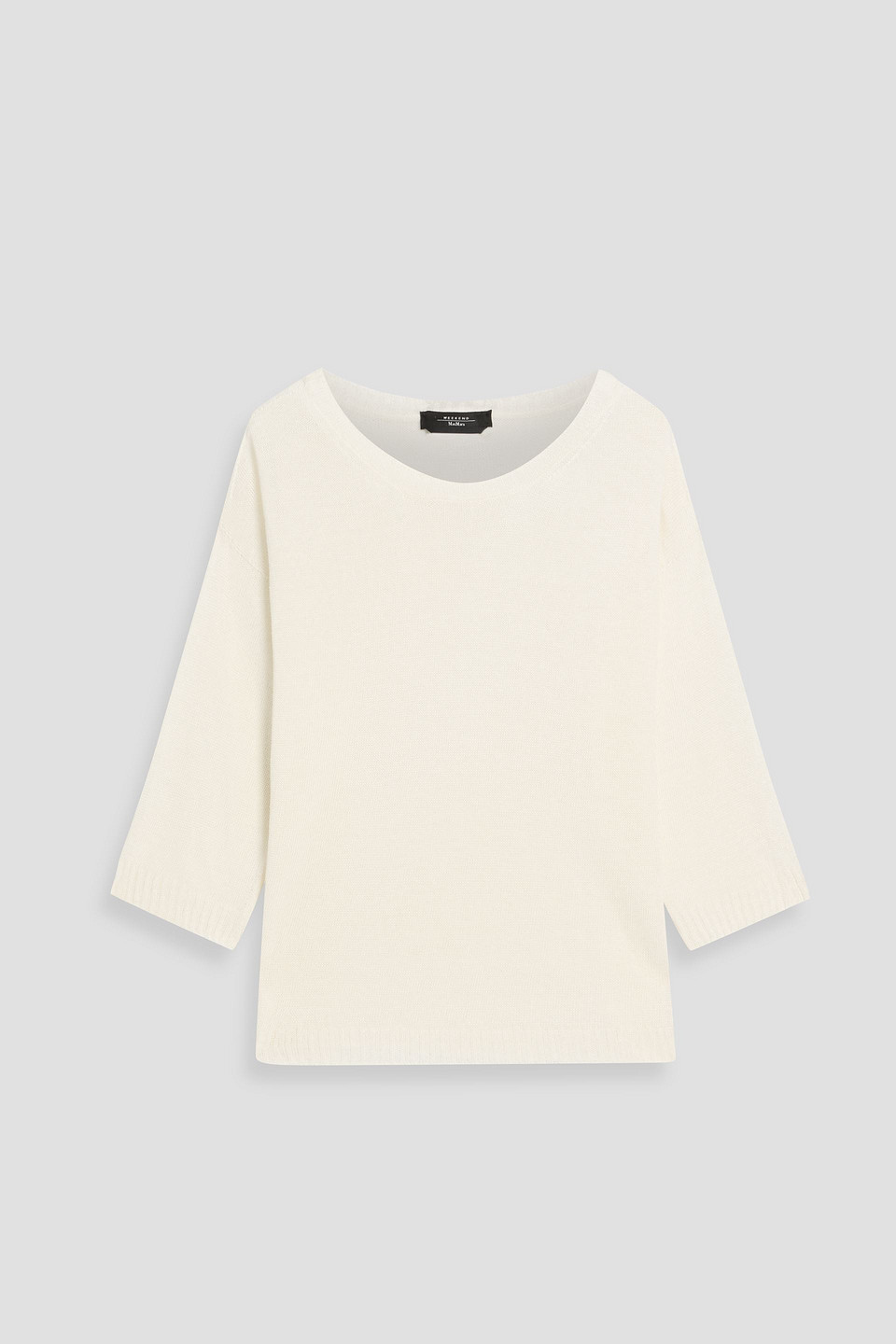 Weekend Max Mara Selz Linen Sweater In Neutral