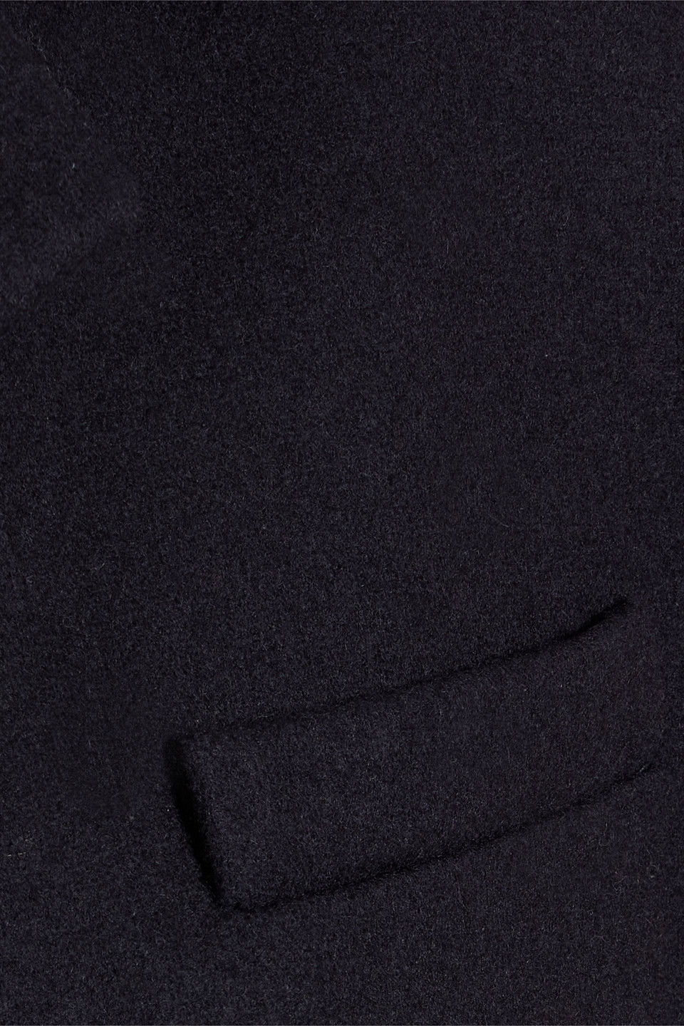 Bally Wool-blend Felt Coat In Blue