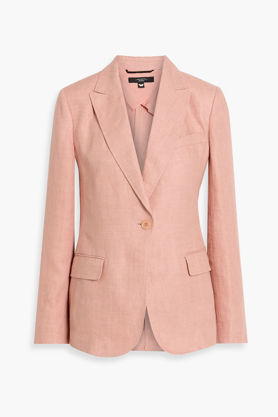 Weekend Max Mara Nalut Cotton Blazer In Pink