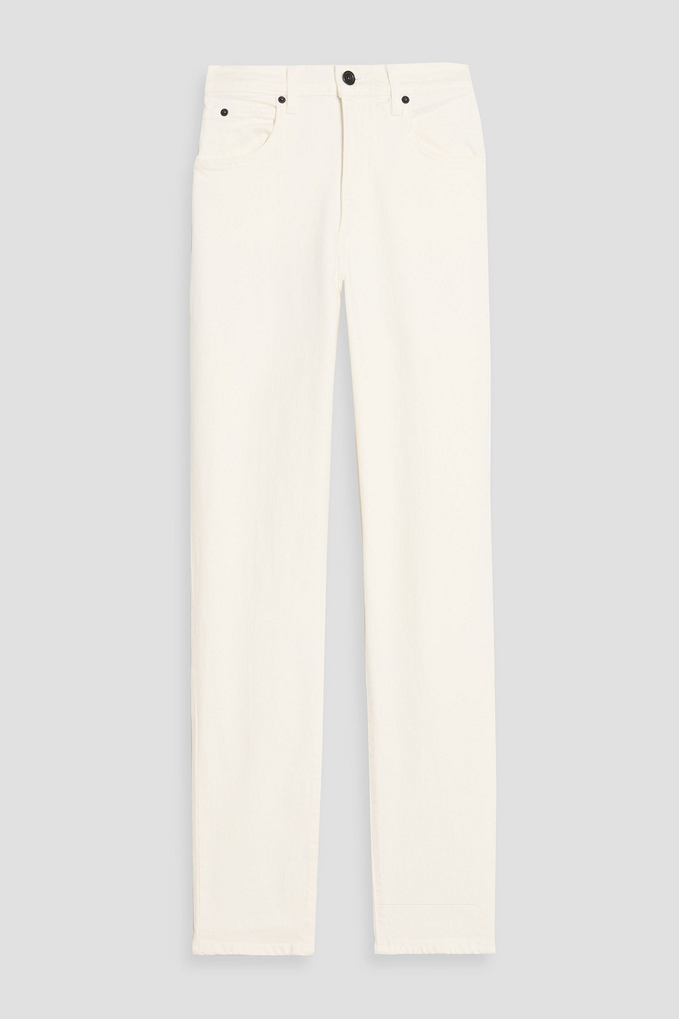 slvrlake - beatnik high-rise slim-leg jeans - white - 23