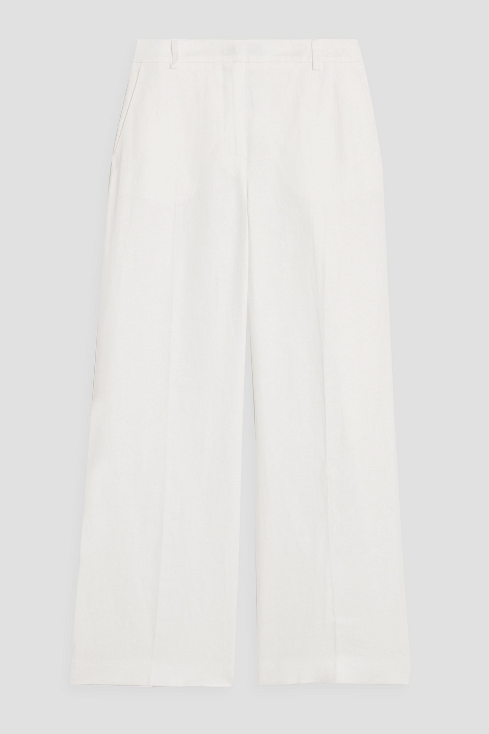 Weekend Max Mara Malizia Linen Wide-leg Pants In White