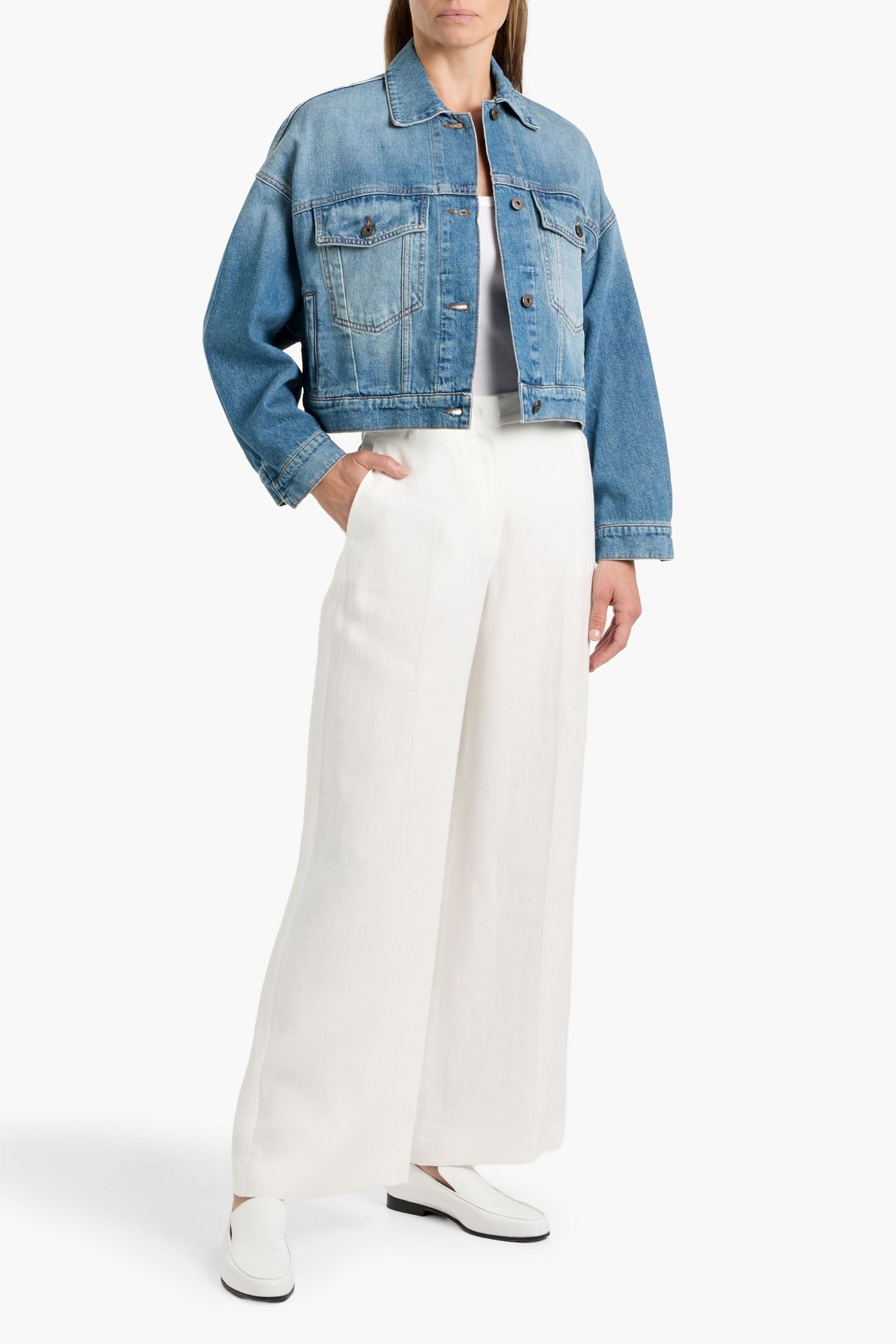 WEEKEND MAX MARA Fiumana cropped denim jacket