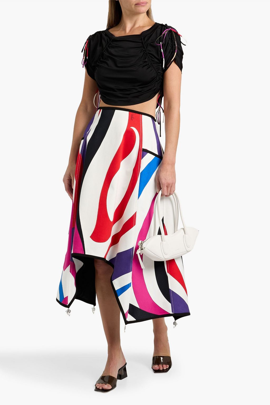 PUCCI Cropped stretch-jersey top | THE OUTNET